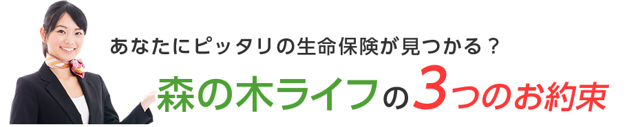 森の木ライフの3つのお約束